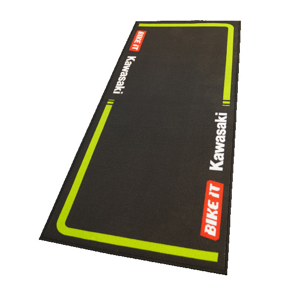 Bike It Bike it kawasaki mx2 motocross race team garage mat 190 x 80cm